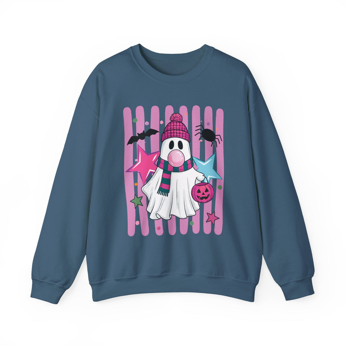 Bubblegum Ghost Halloween Sweatshirt