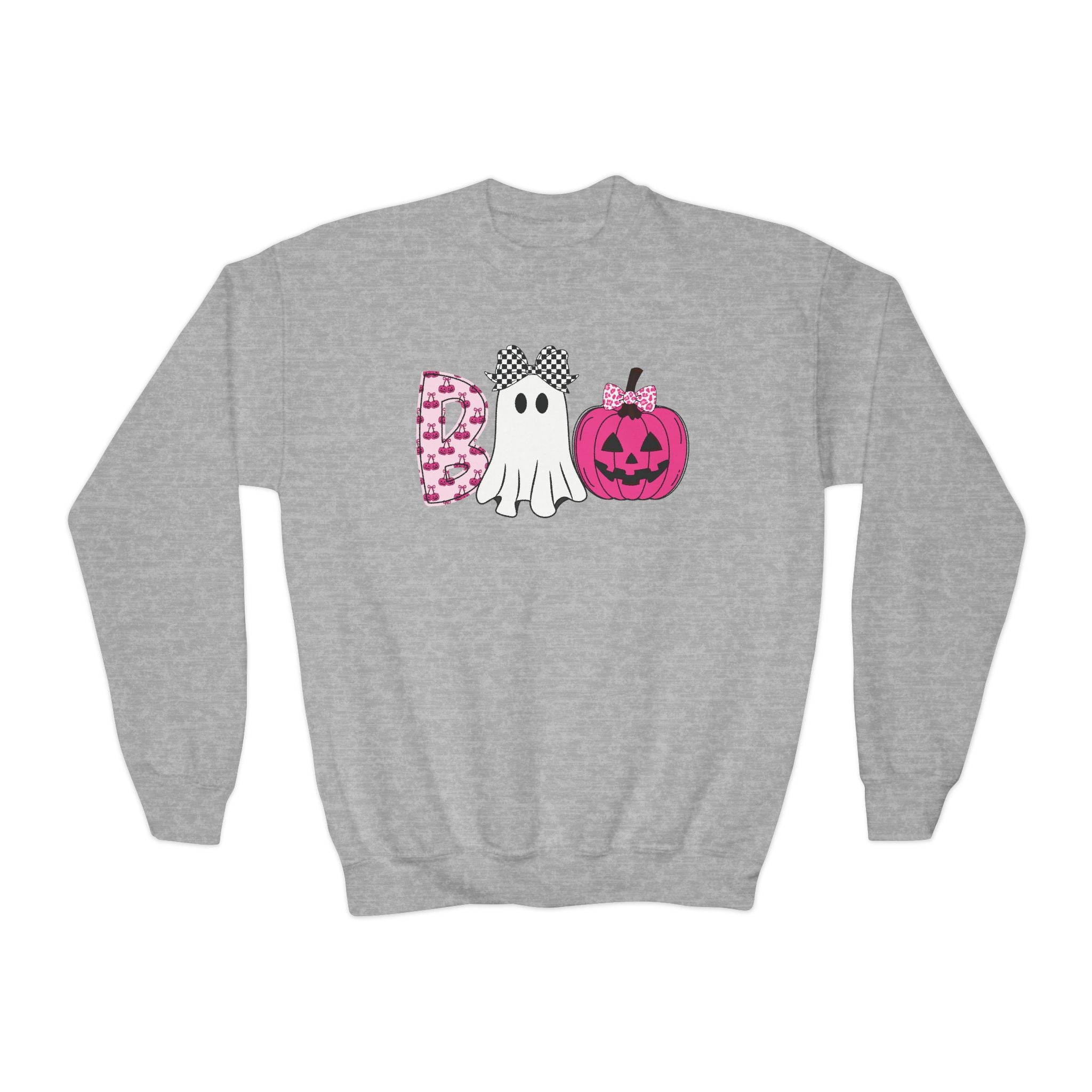 Pink BOO Crewneck Youth