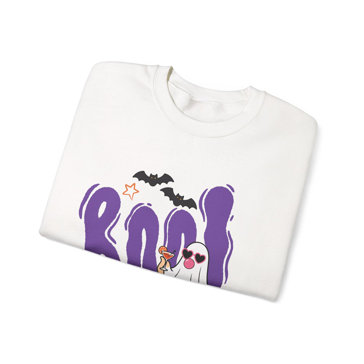 Cute BOO Ghost Pumpkin Sweatshirt
