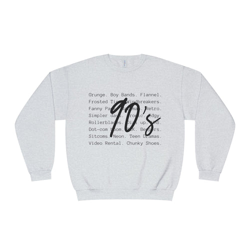 90s Nostalgia Crewneck Sweatshirt