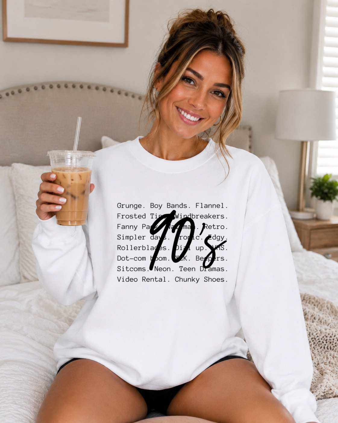 90s Nostalgia Crewneck Sweatshirt
