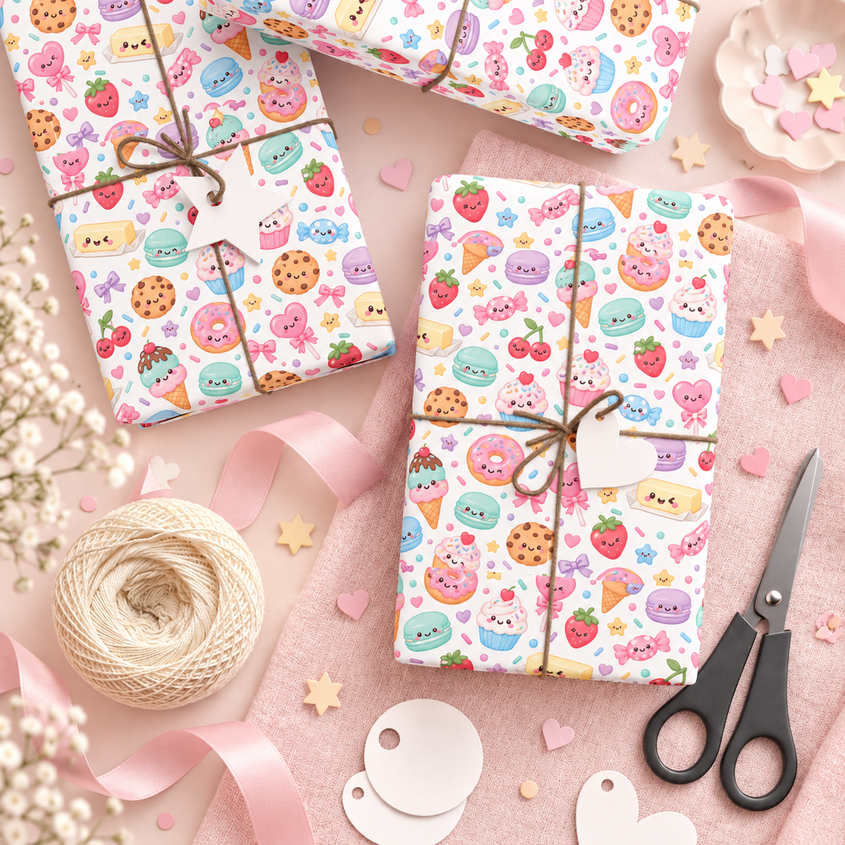 Sweet Treat Squishies Wrapping Paper