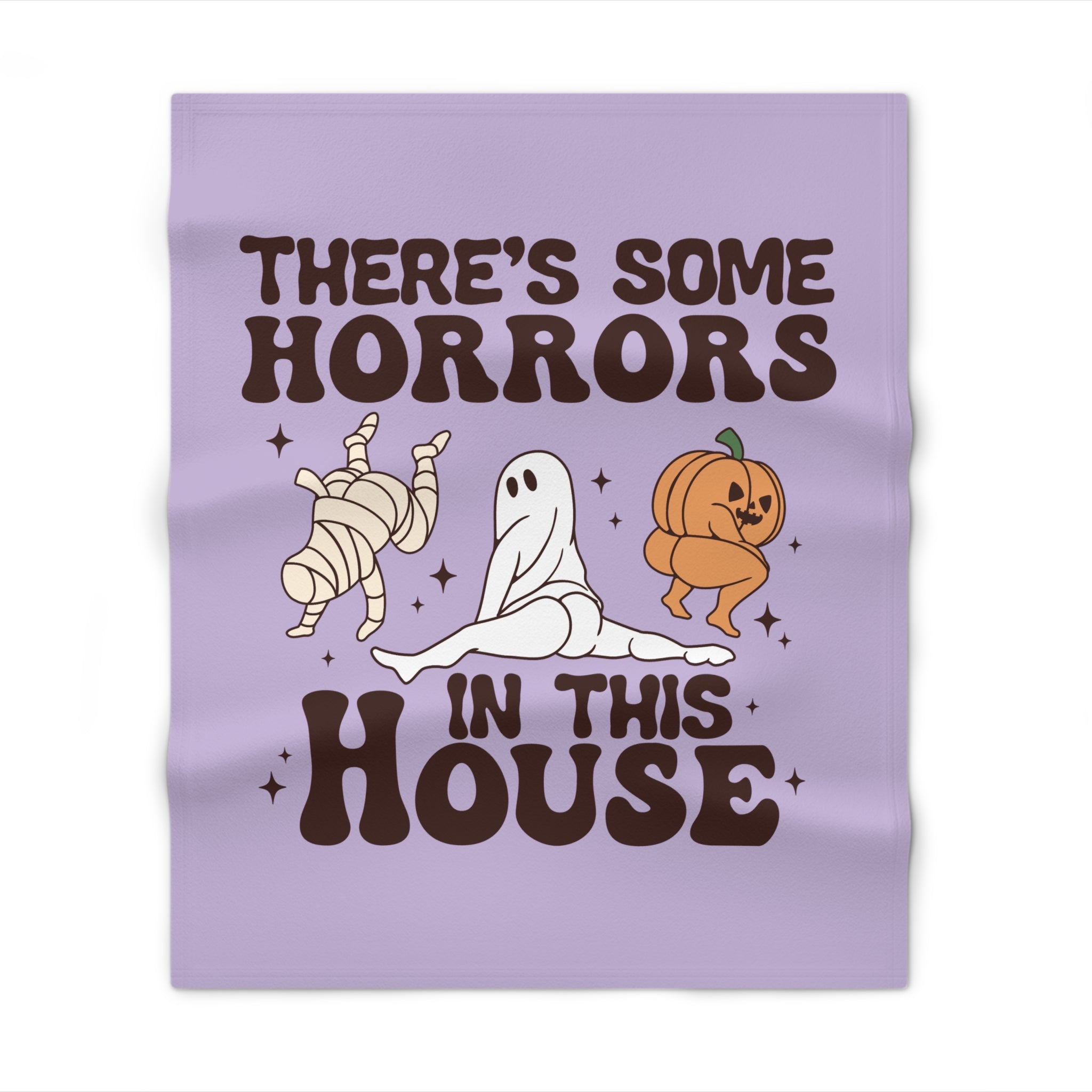 "There's Some Horrors in This House" Throw Blanket